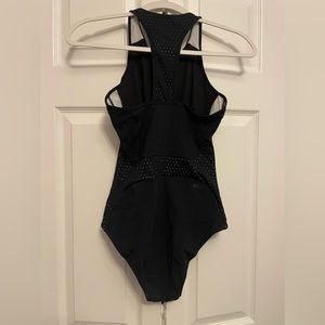 Black one piece rip curl  swim suit